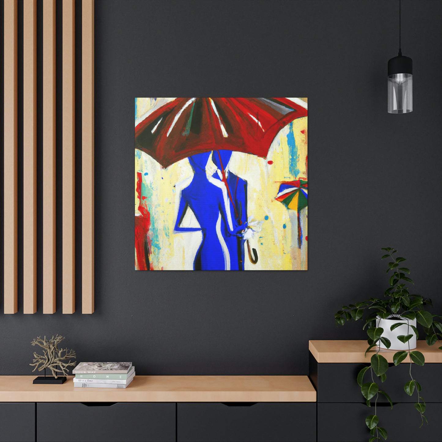 Love Under Rainy Skies - Canvas