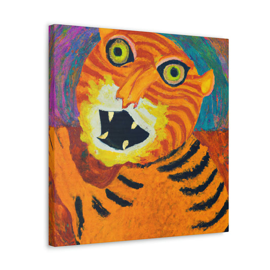 "Bengal Tiger Roar" - Canvas