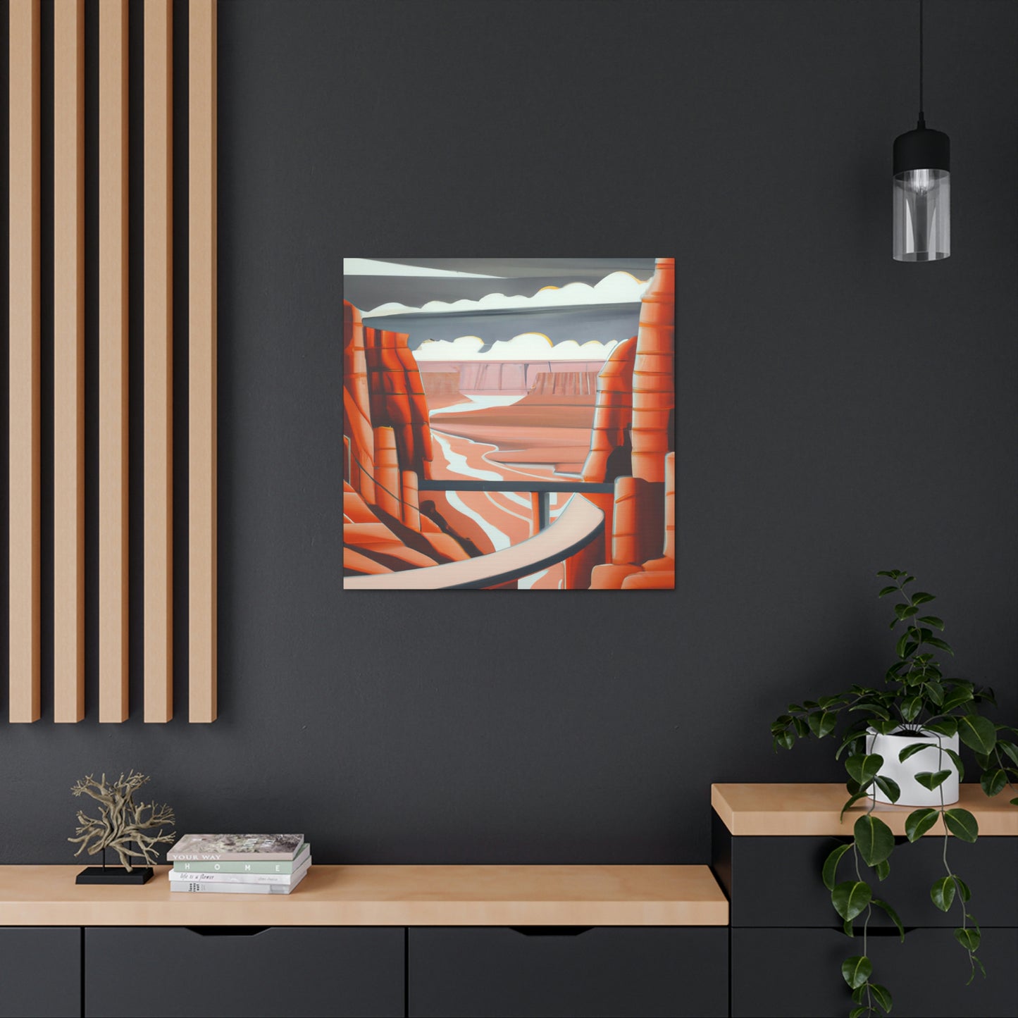 "Canyon of Art Deco" - Canvas