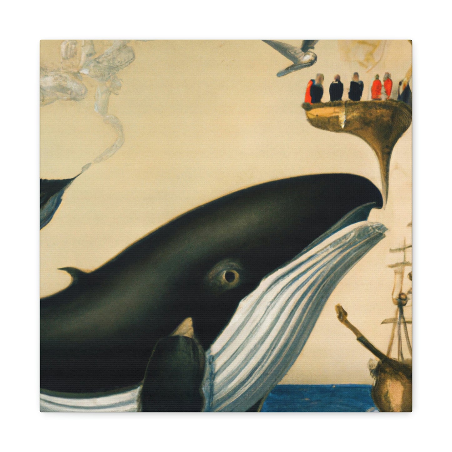 "Whale's Majestic Splendor" - Canvas