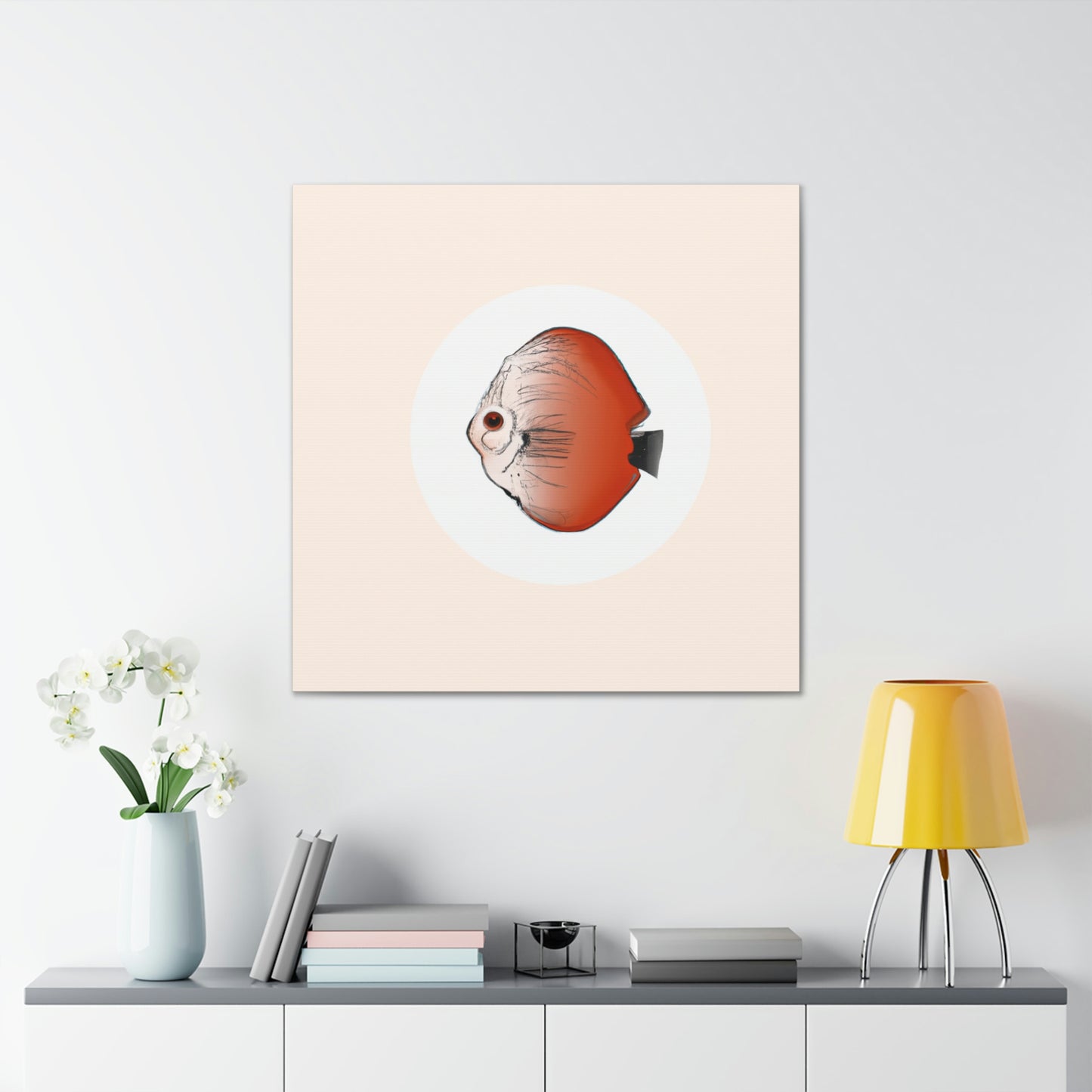 Serene Sunlit Discus - Canvas