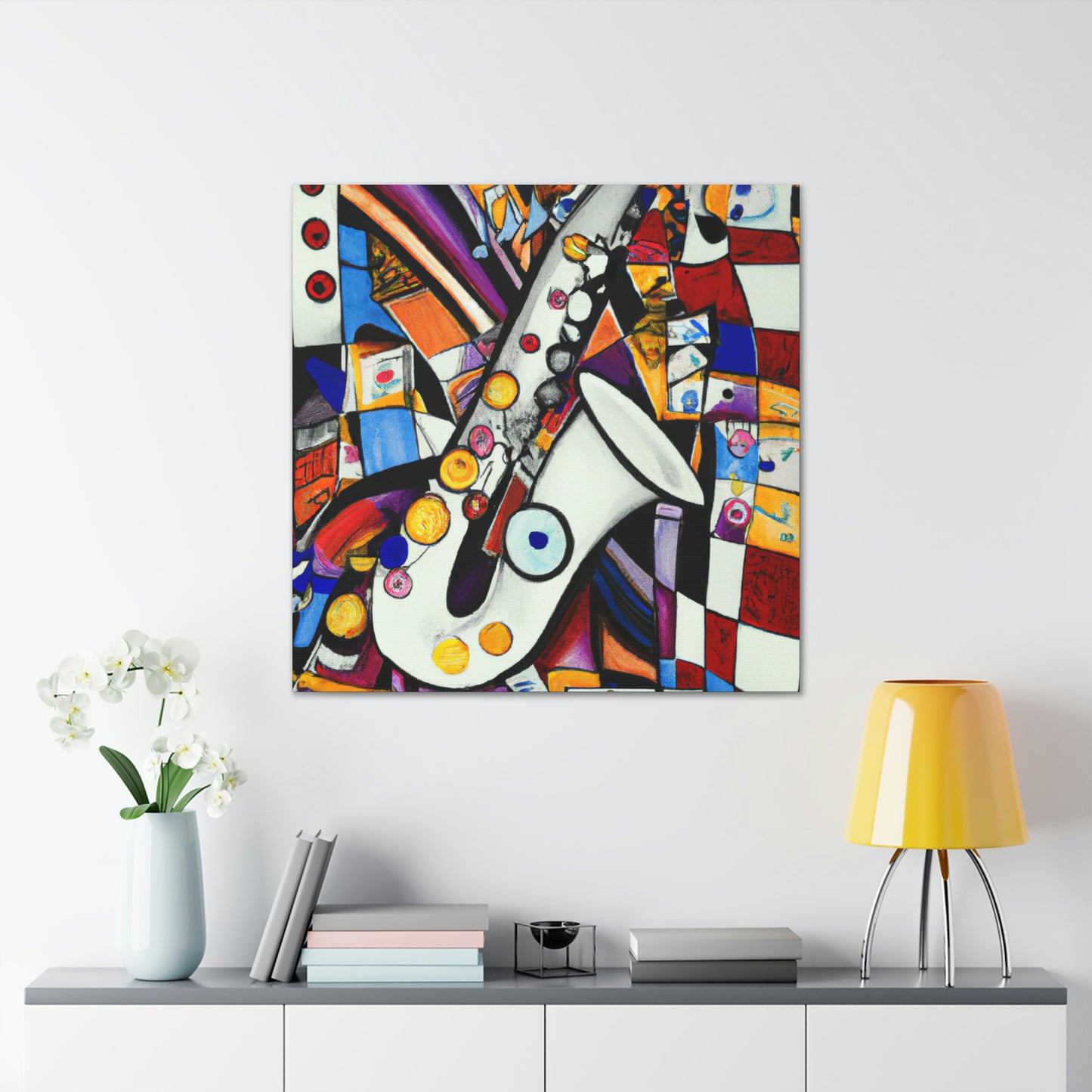 Clarinet in Art Deco - Canvas