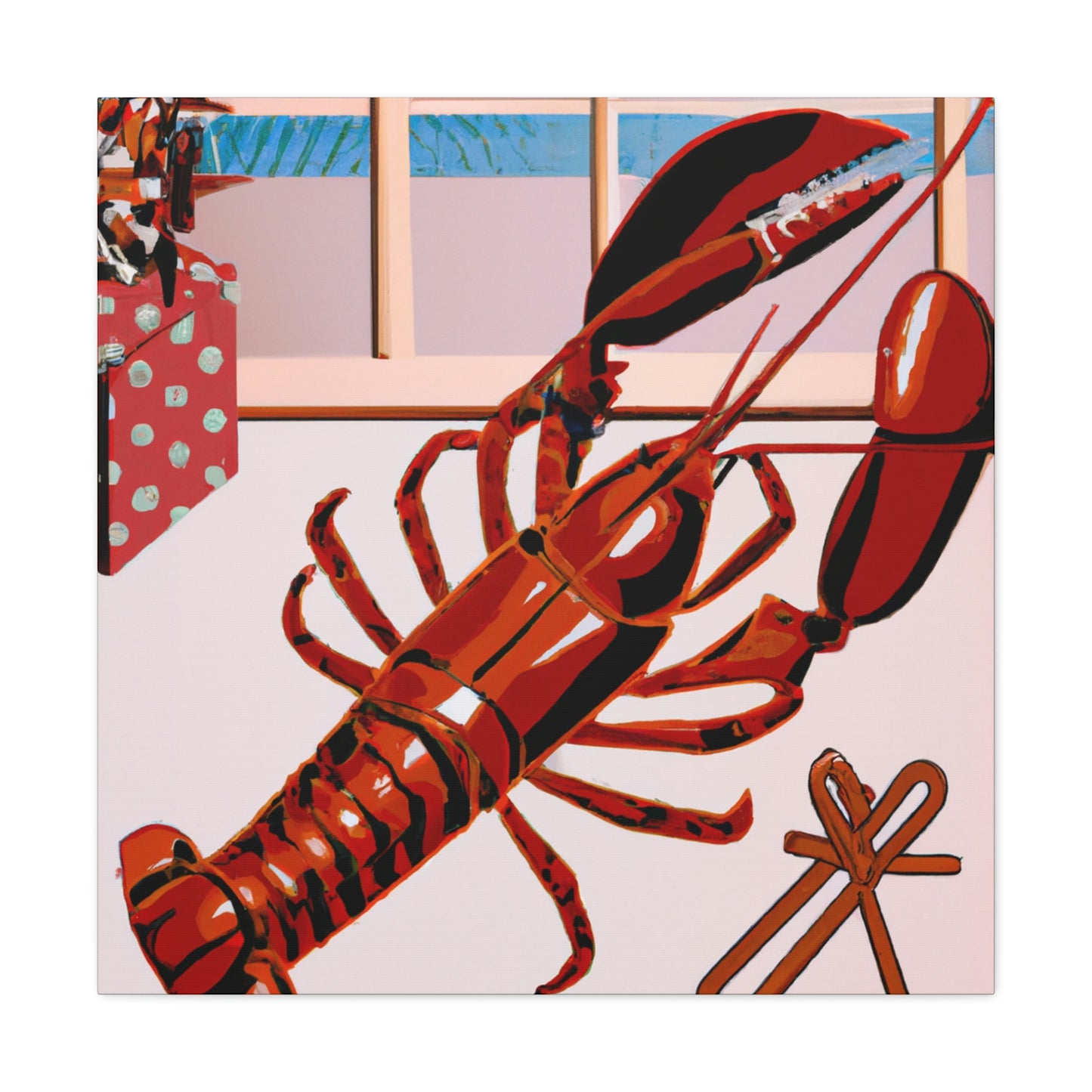 "Lobster's Glow Glamours" - Canvas