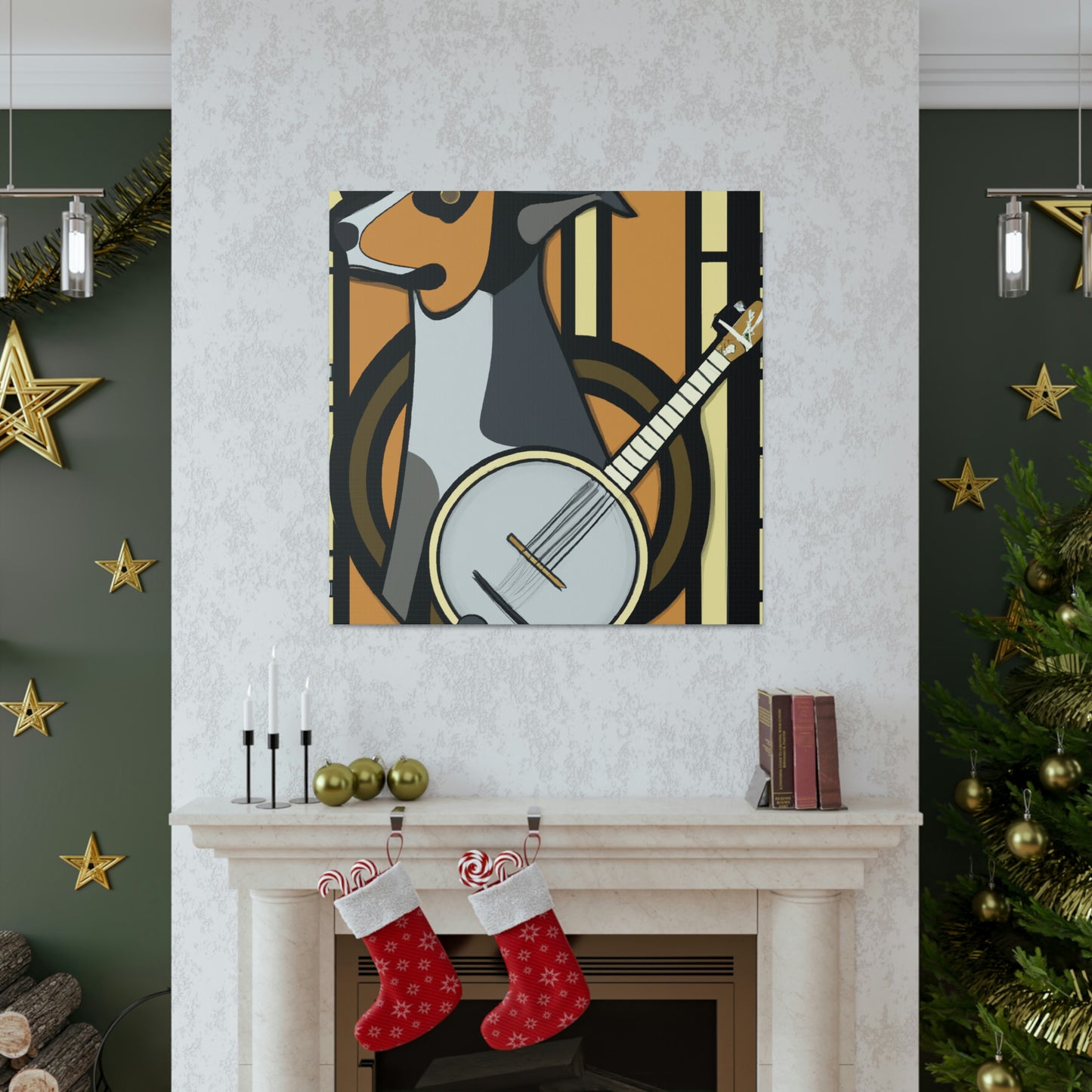 "Banjo of Swingtime" - Canvas