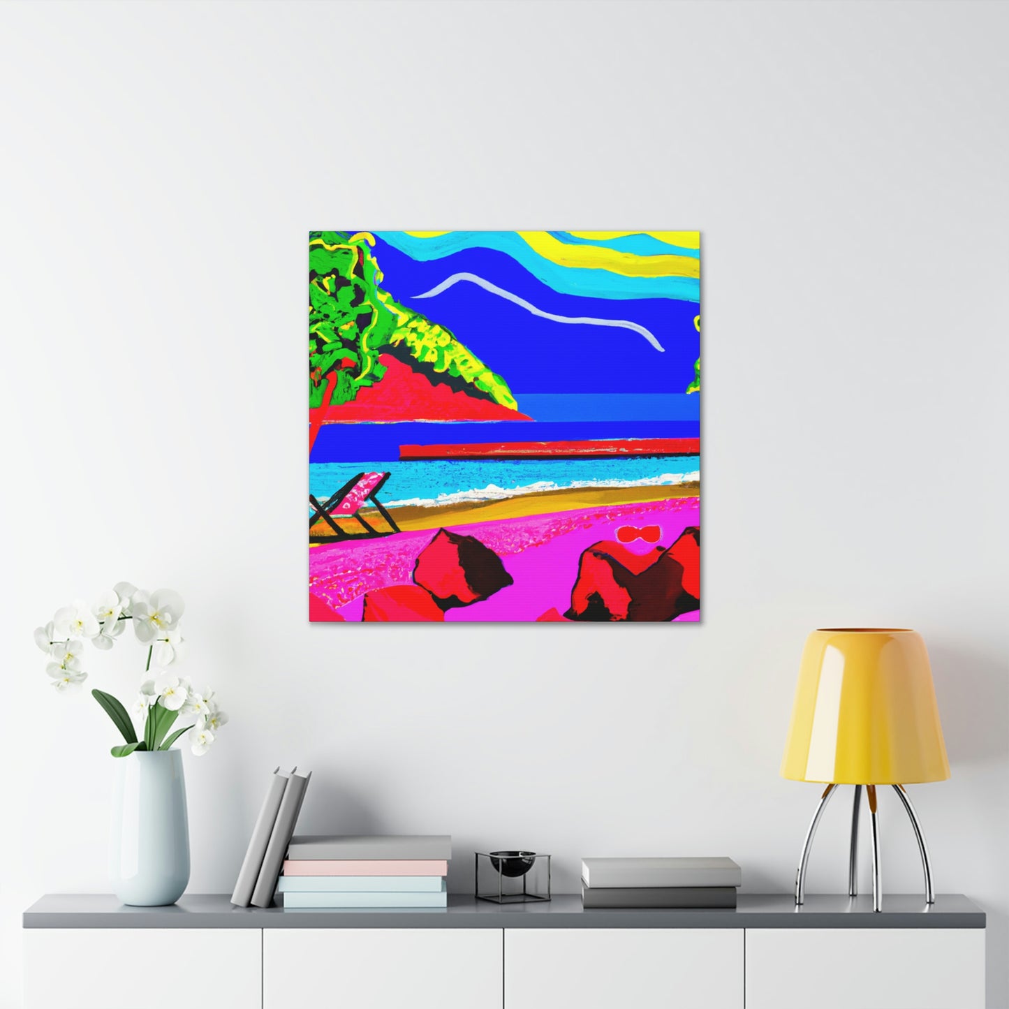 "Fauve Beach Colours" - Canvas