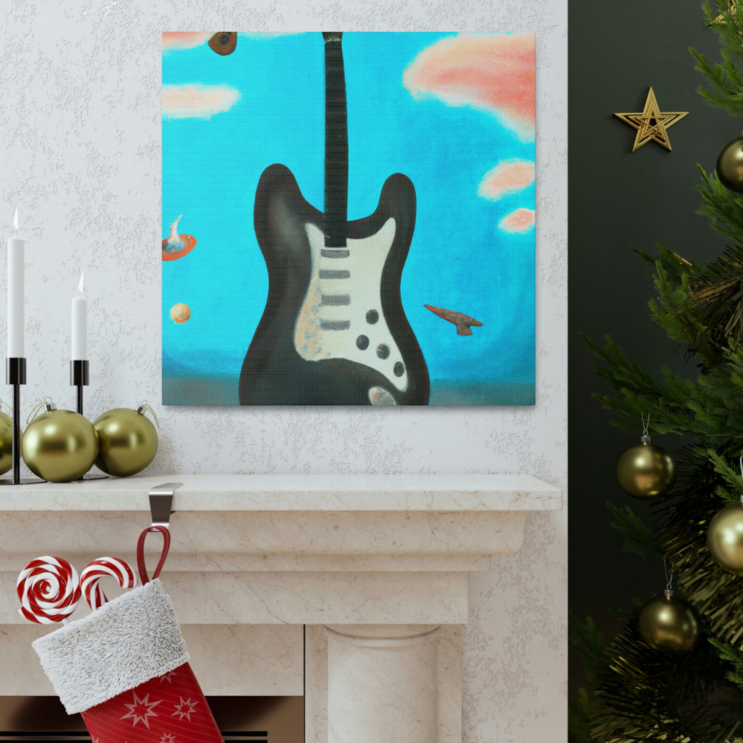 "Fender in Minimalism" - Canvas