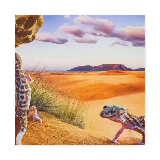 Dreamy Leopard Gecko - Canvas