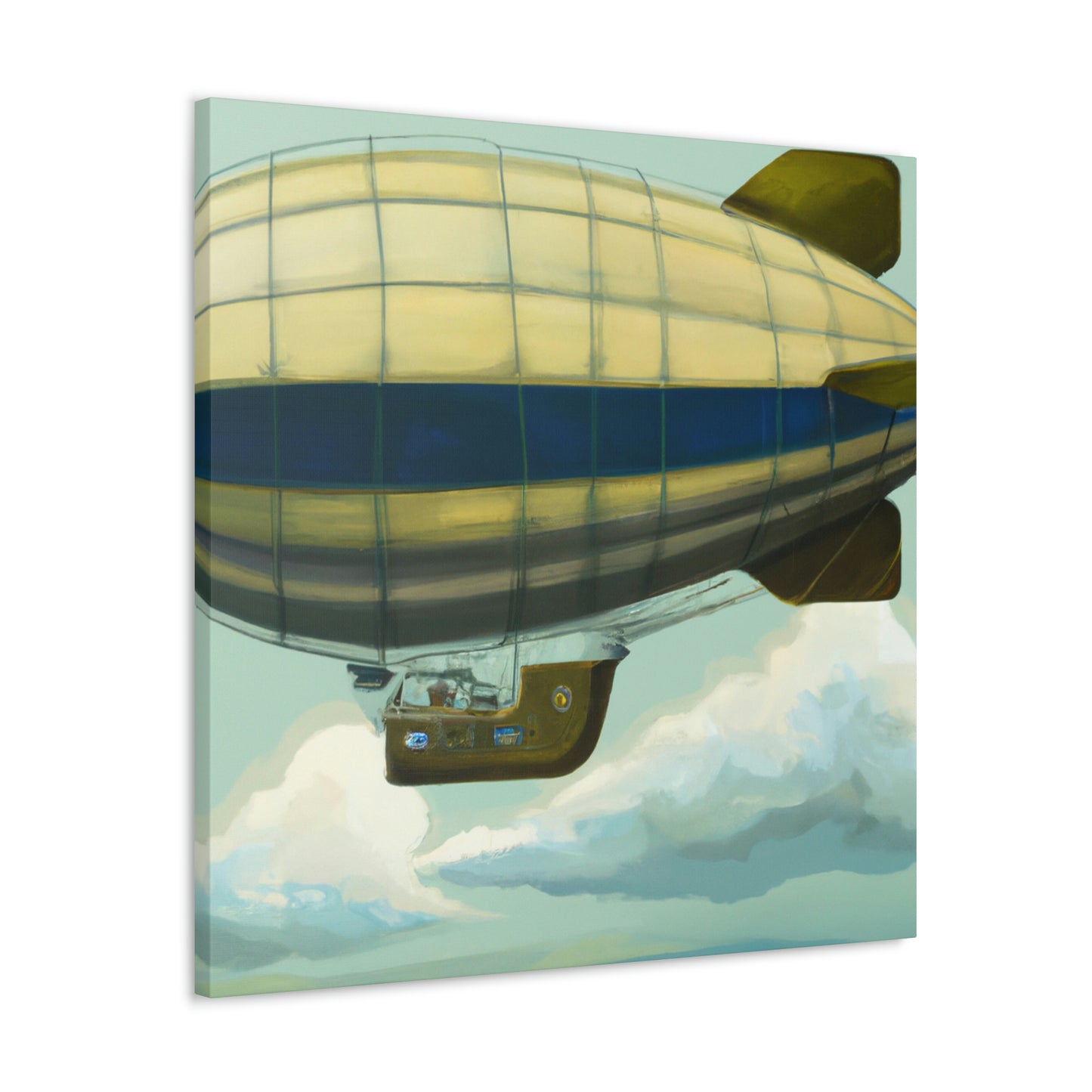 "Blimp in Neoclassicism" - Canvas