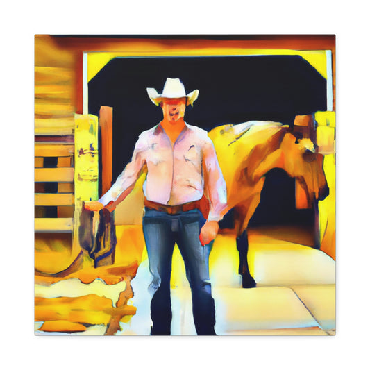 Barnyard Digital Masterpiece - Canvas