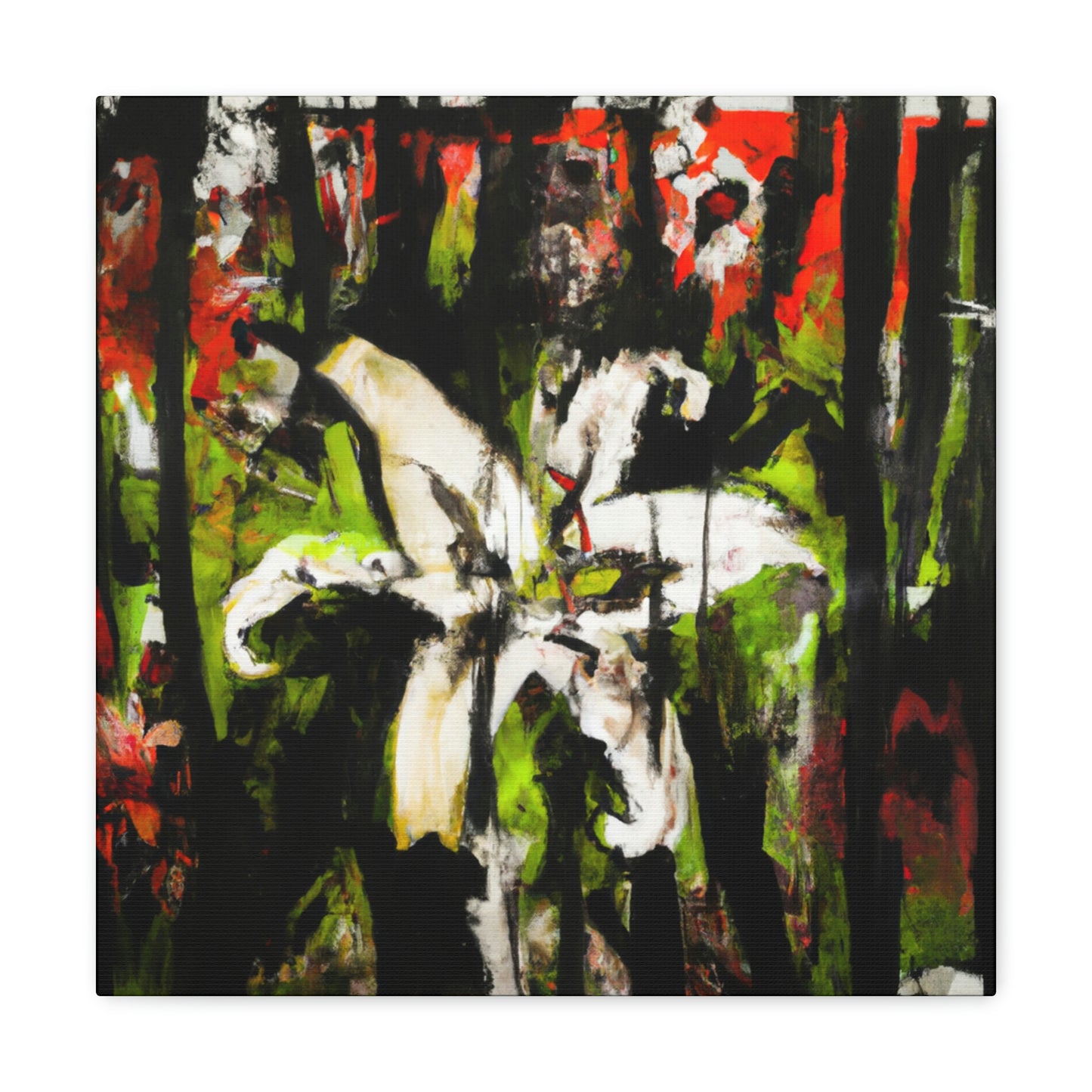 Lily in Expressionism - Canvas