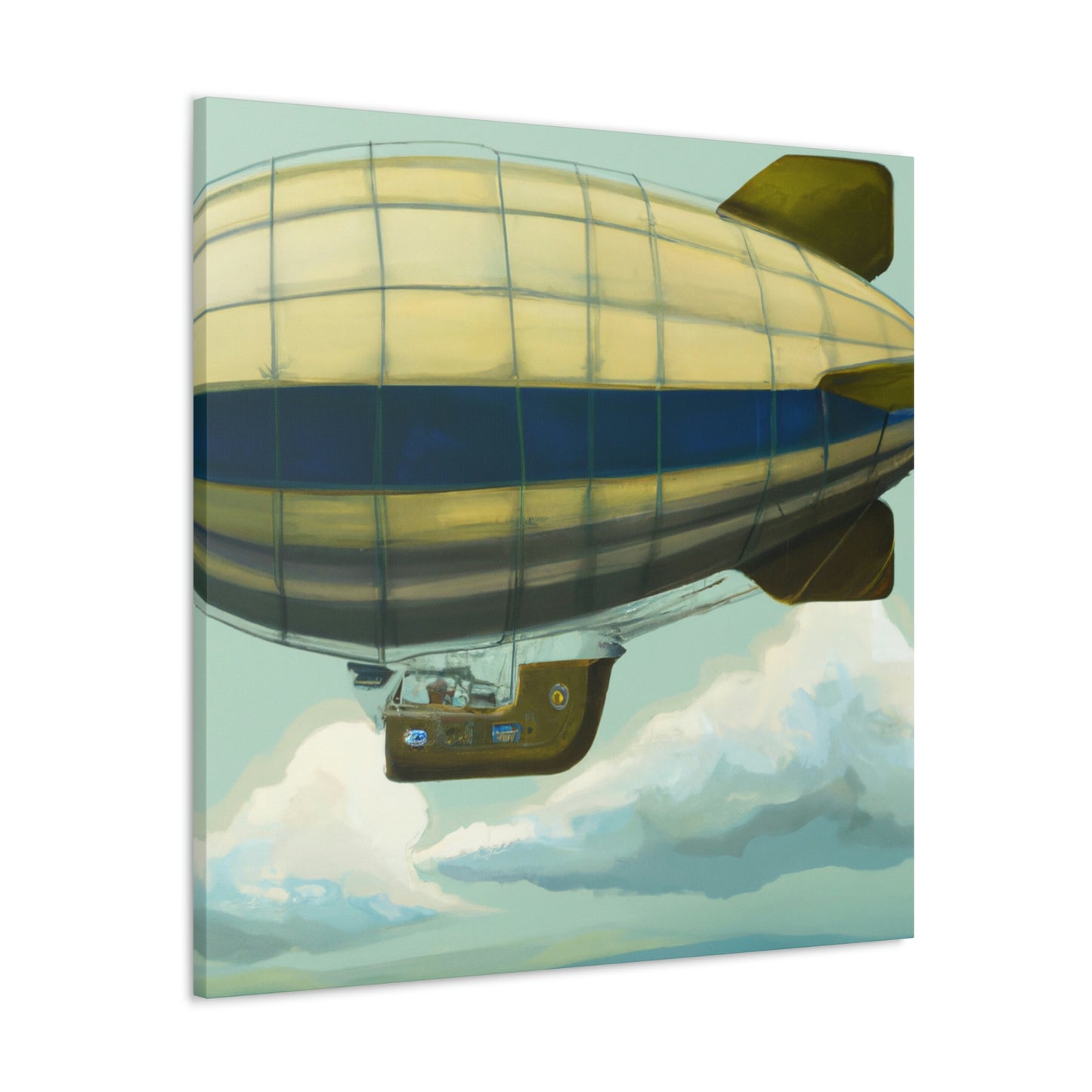 "Blimp in Neoclassicism" - Canvas