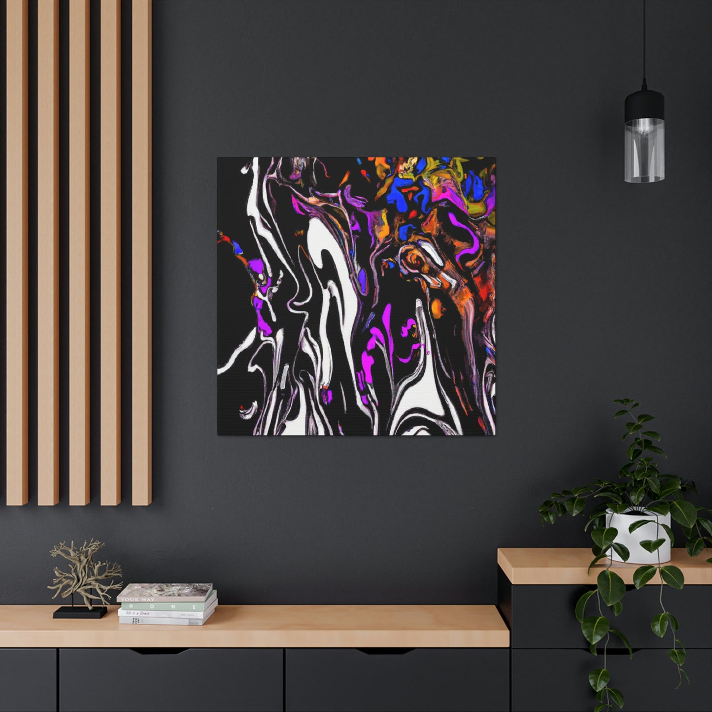 "Mystic Dusk Symphony" - Canvas