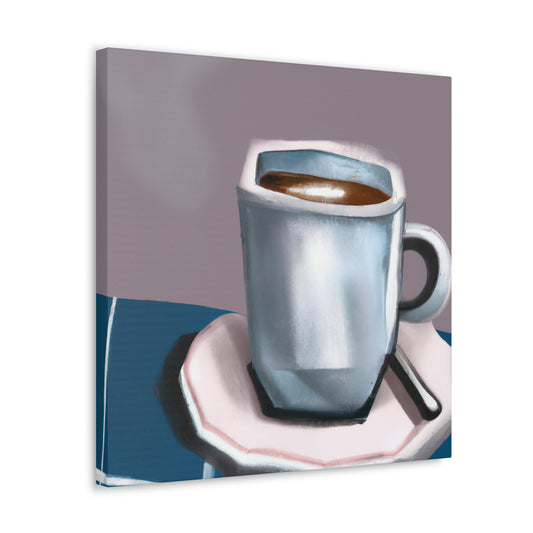 Cup of Joyful Coffee - Canvas