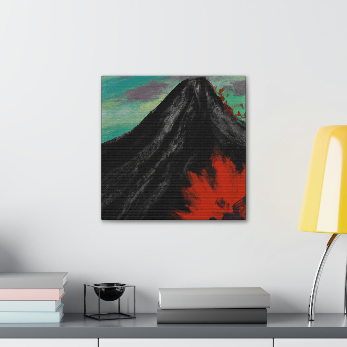 Volcano in Eruption - Canvas