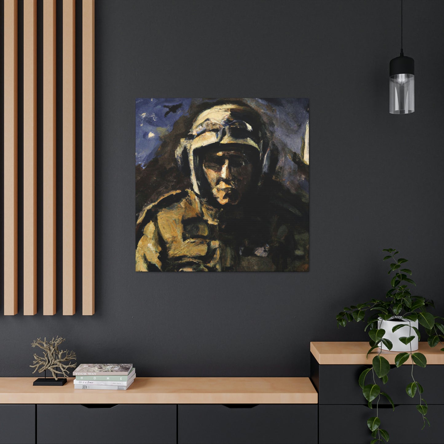 "Portrait of a Hero" - Canvas