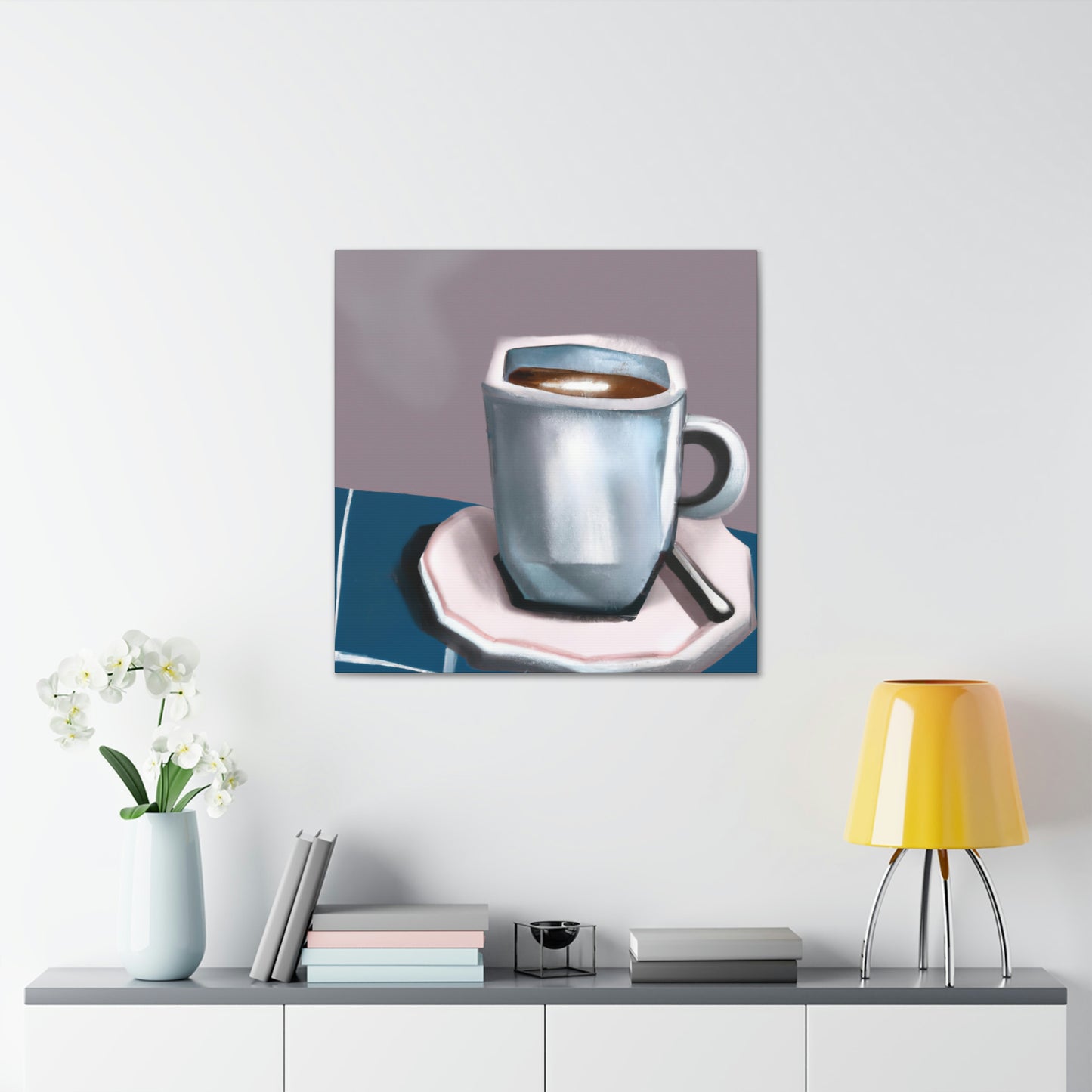 Cup of Joyful Coffee - Canvas