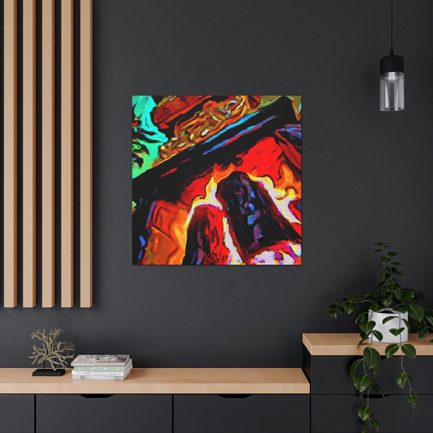 "Flame of Reflection" - Canvas