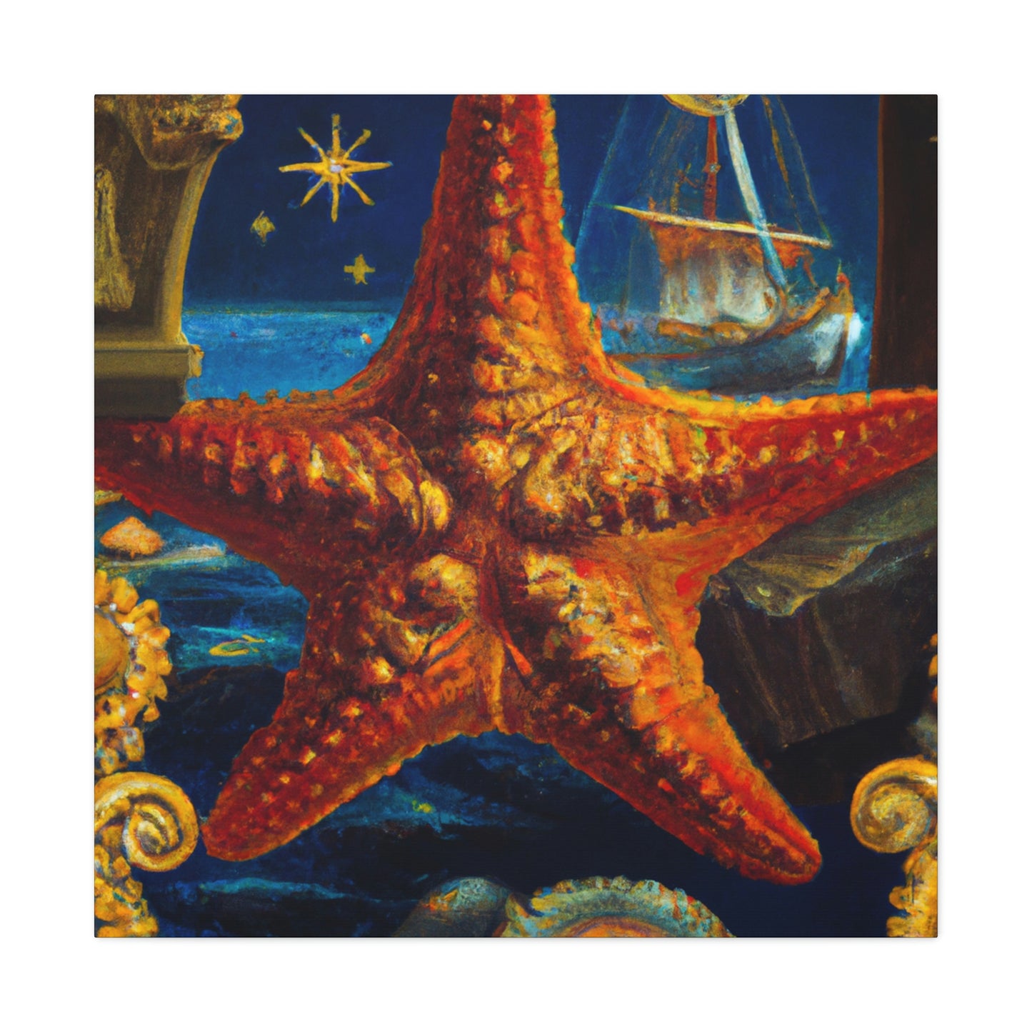 Nautical Starfish - Canvas - Canvas