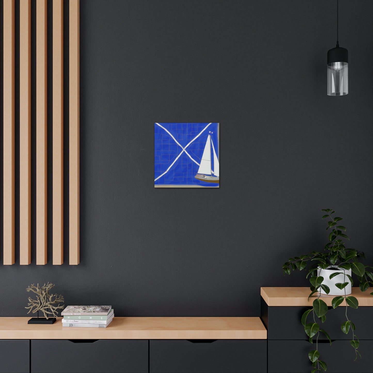 Nautical Minimalism Chart - Canvas