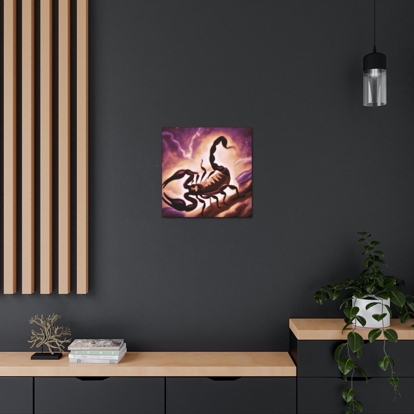 Scorpion Art Deco - Canvas