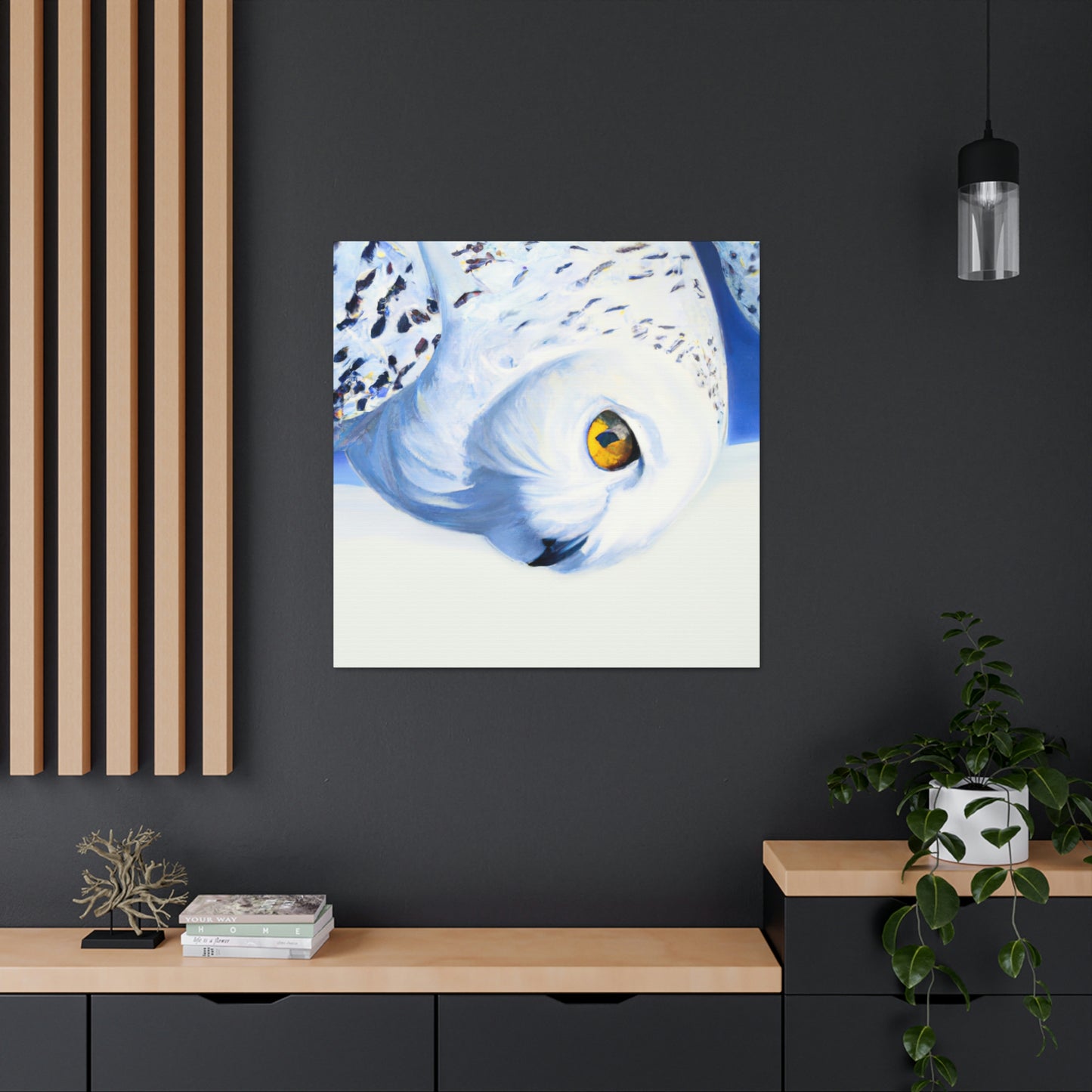 Snowy Owl Splendor - Canvas