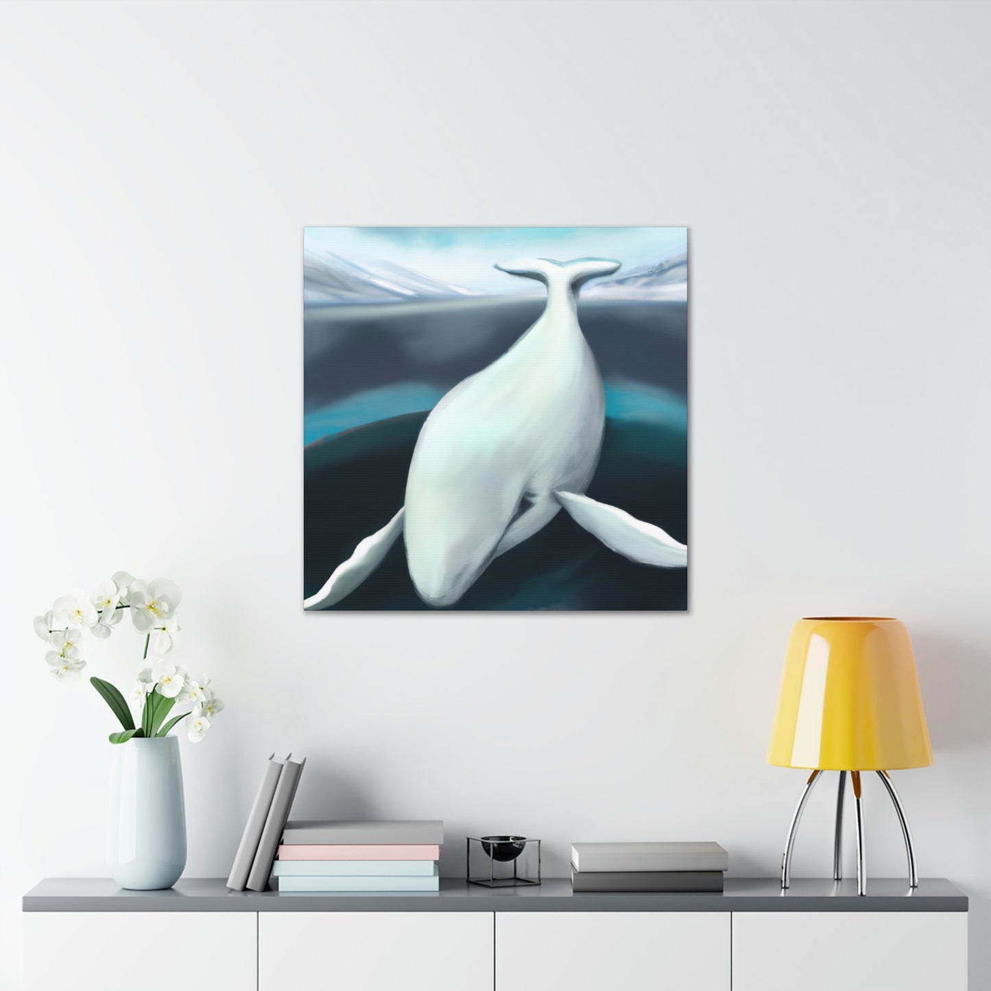 "Bowhead Whale Migration" - Canvas