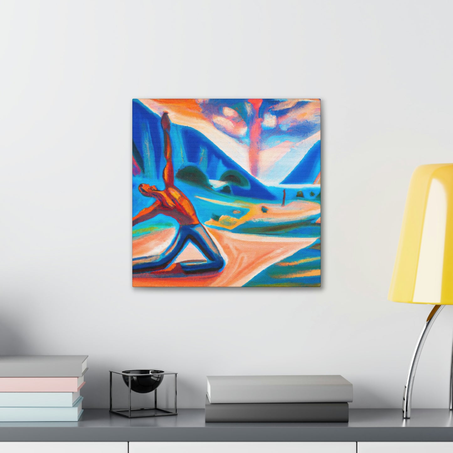 "Yoga at Sunrise" - Canvas