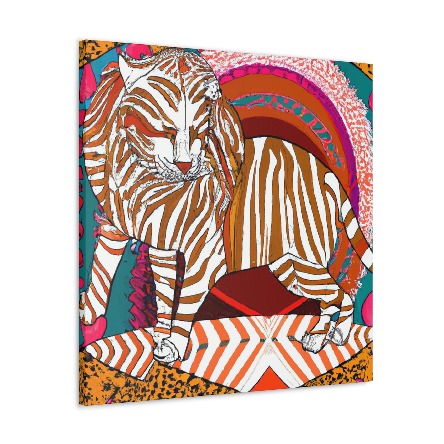 Tiger in the Jazz Age - Canvas