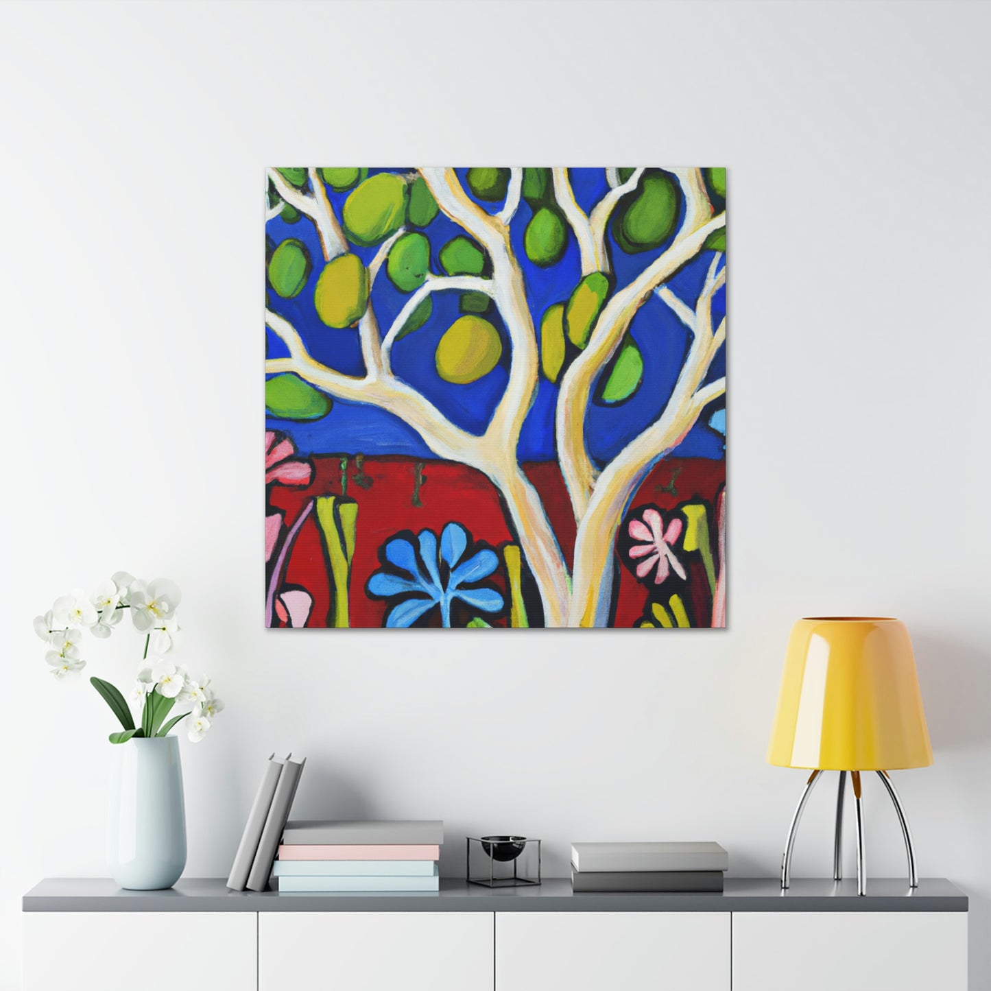 Dogwood in Bloom. - Canvas