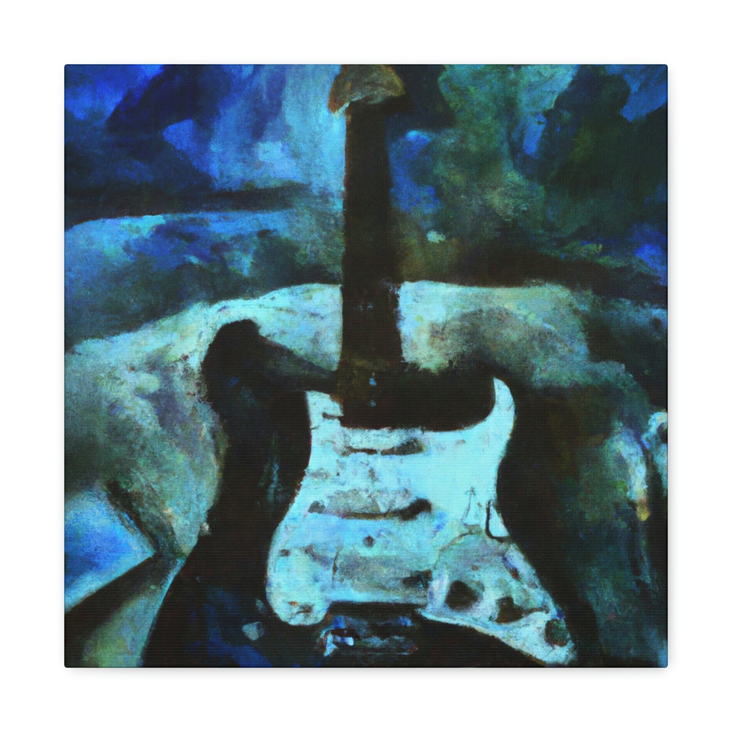 Fender in Abstract Forms - Canvas