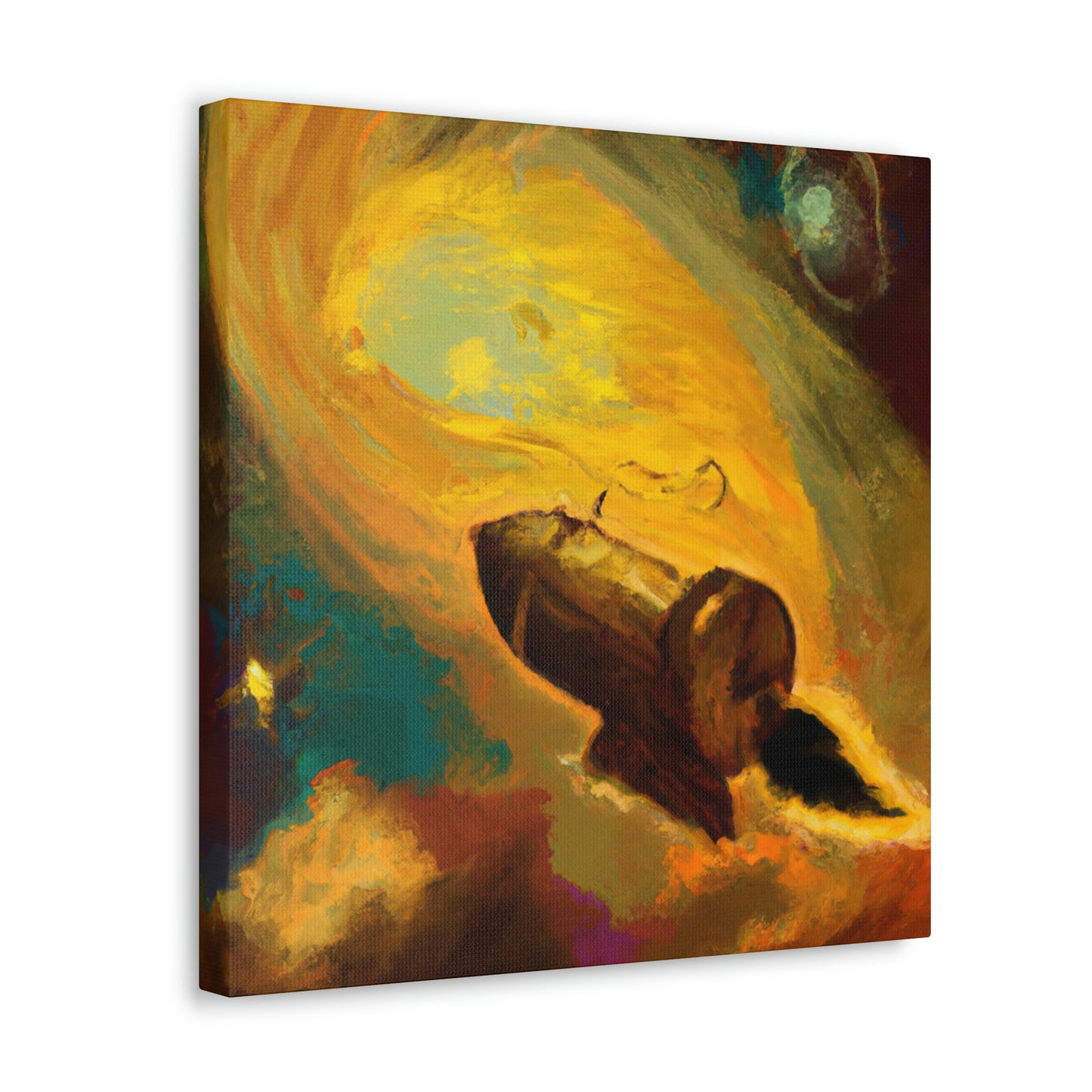 "Comet Illuminates Sky" - Canvas