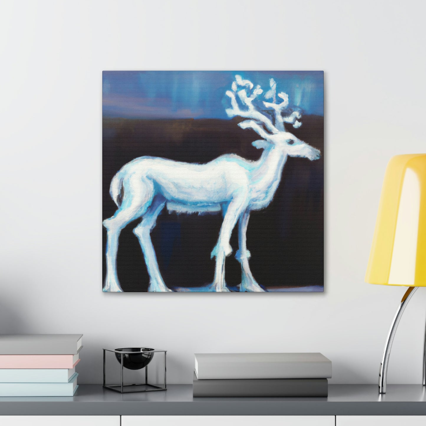 "Reindeer at Dusk' - Canvas