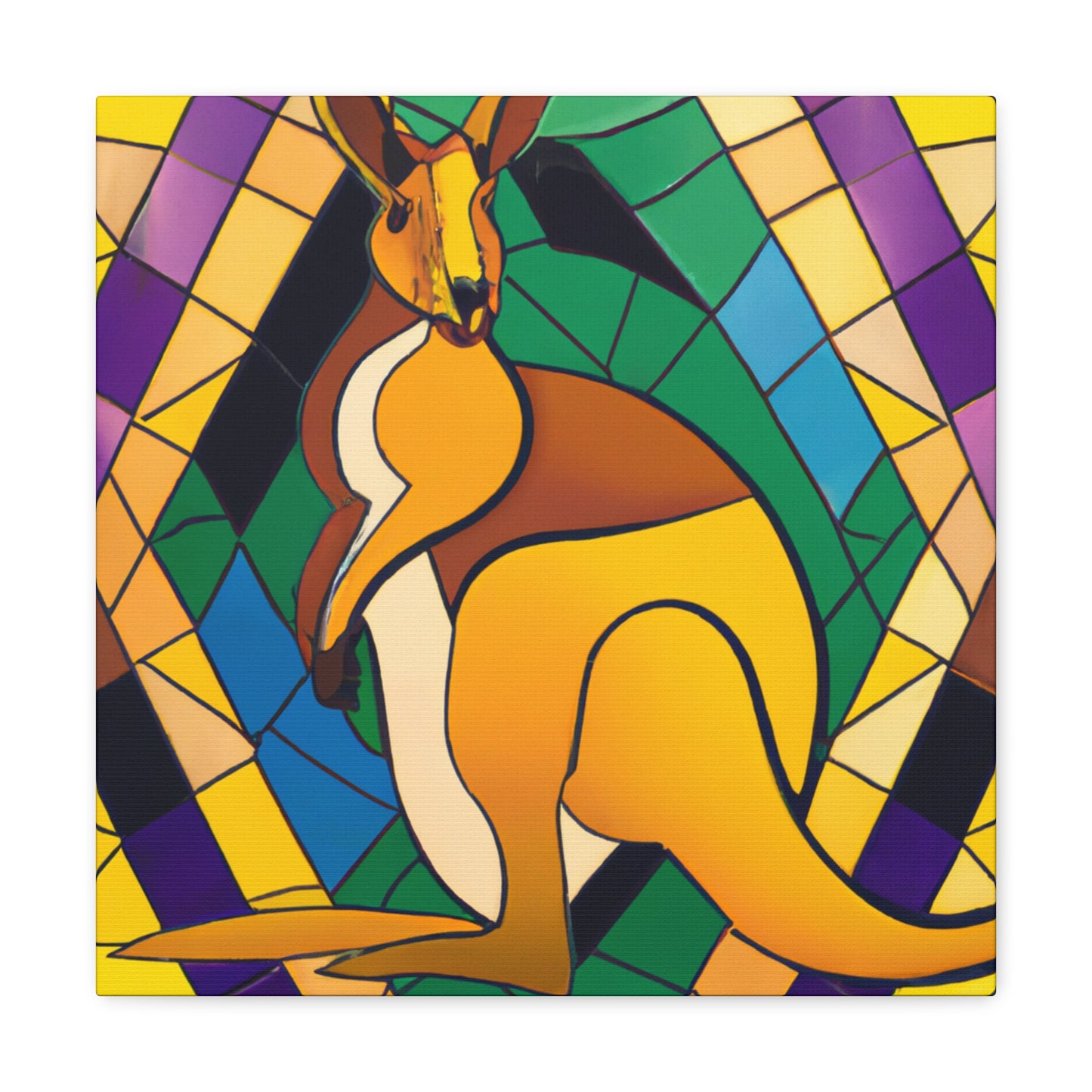 "Wallaby in Regalia" - Canvas