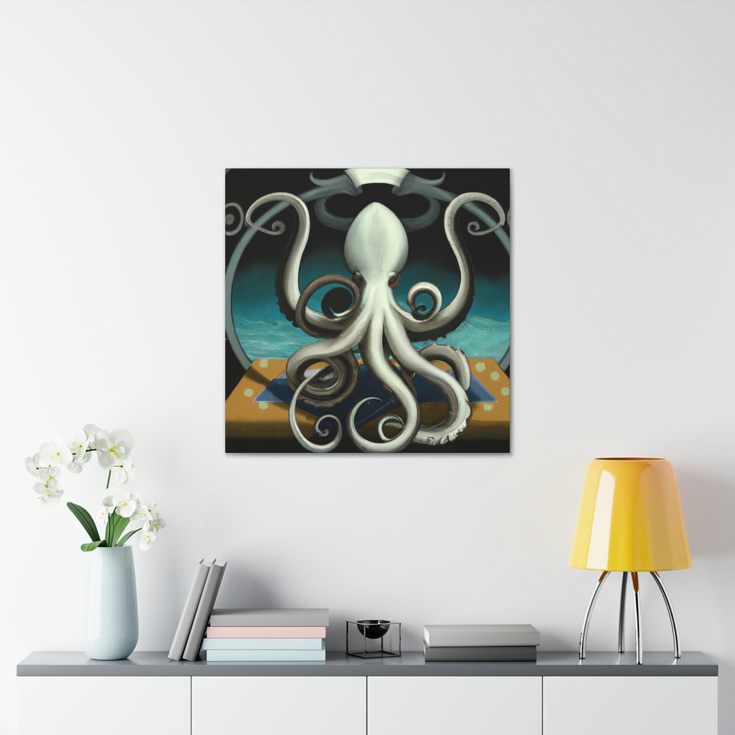 "Octopus at Dusk Dusk" - Canvas