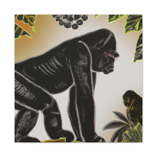 Gorilla in Baroque - Canvas