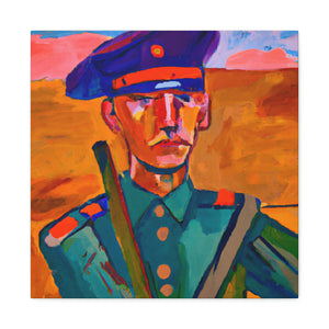 "Warrior with Fauvism" - Canvas