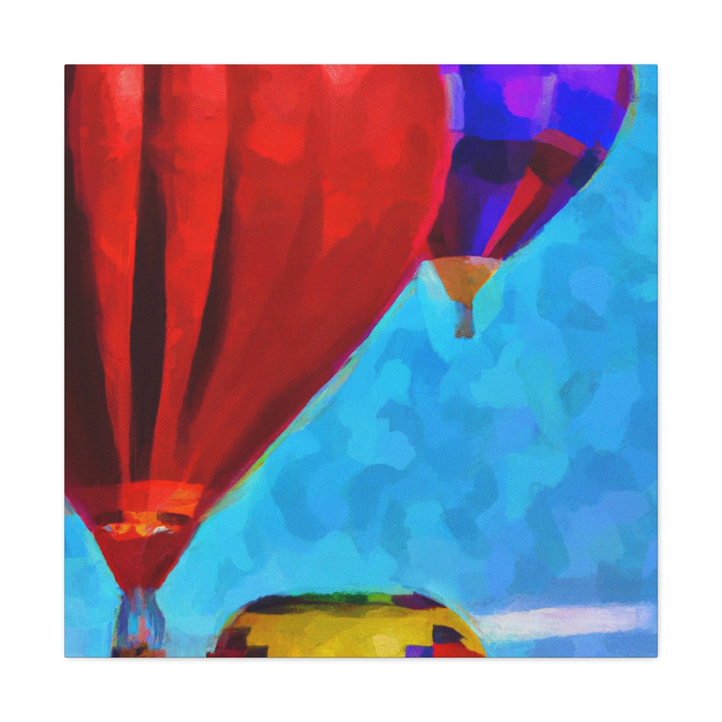 "Ascending Balloon Fantasy" - Canvas