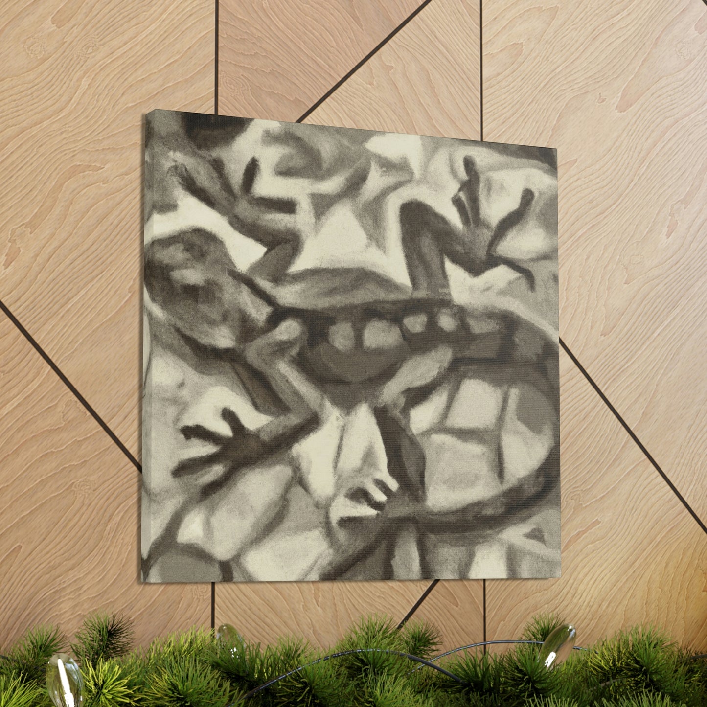 Lizard in Abstraction - Canvas