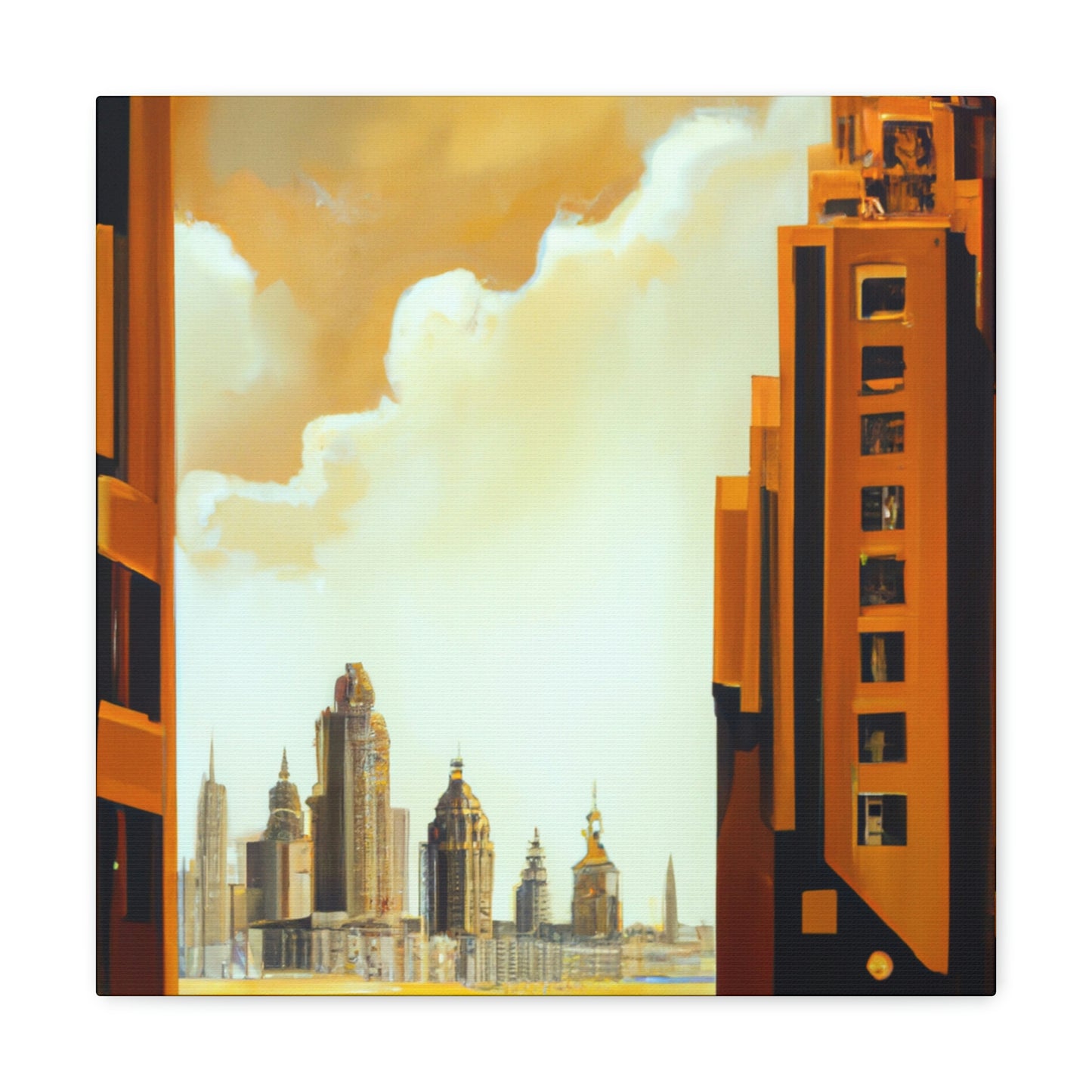 "Art Deco Masterpiece" - Canvas