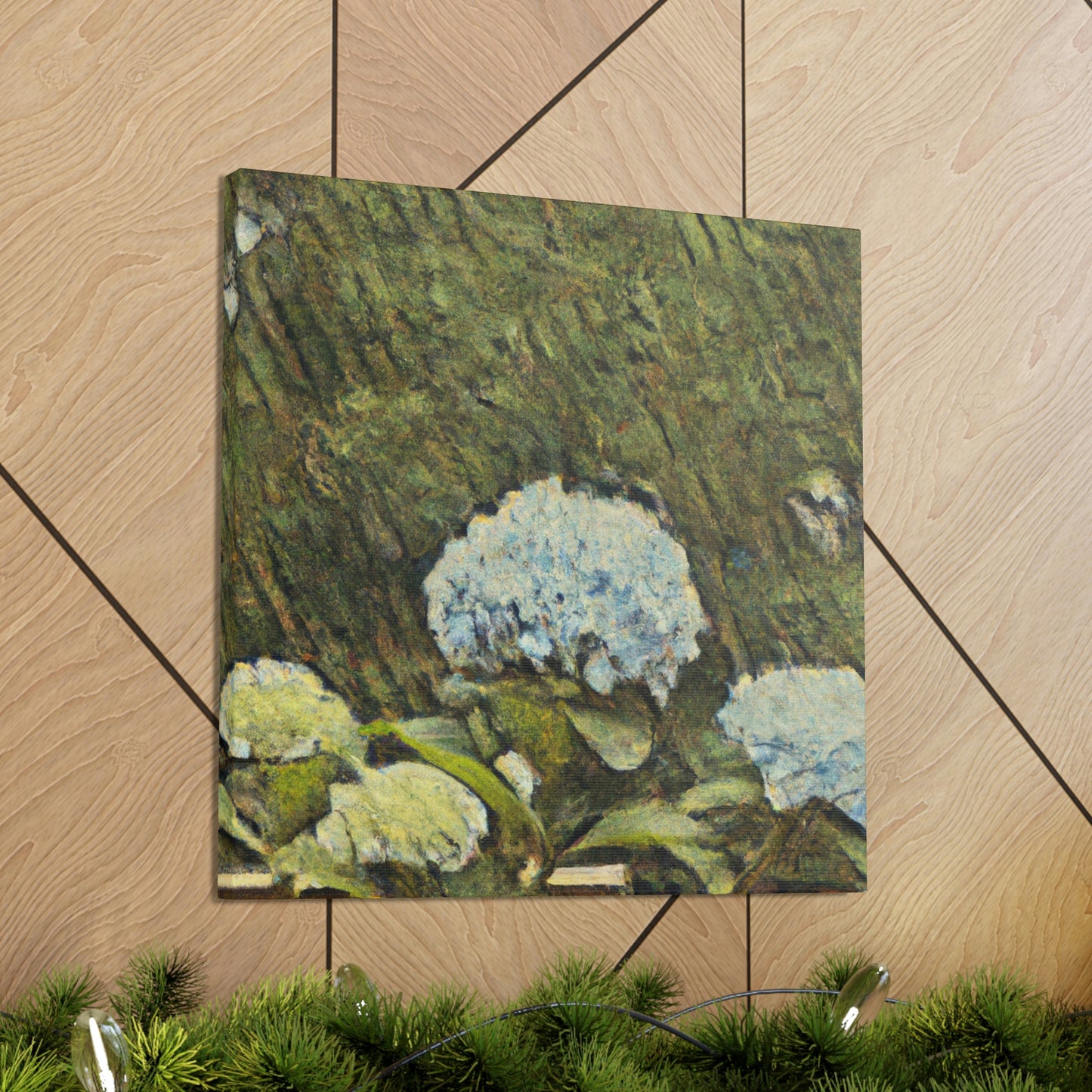 "Hydrangeas in Bloom" - Canvas