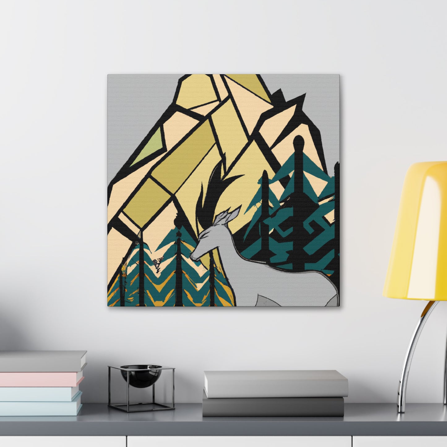 "Chamois of the Roaring Twenties" - Canvas