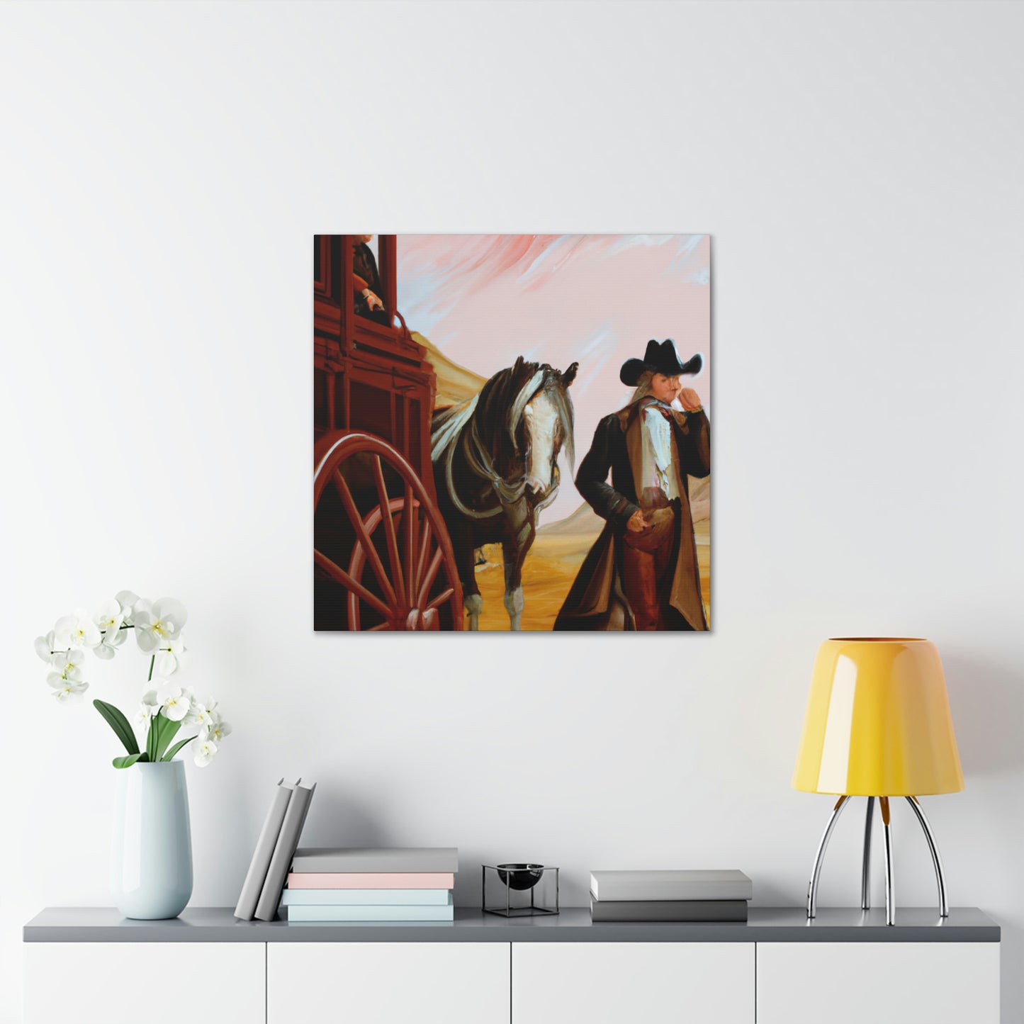 Stagecoach Neoclassicism - Canvas