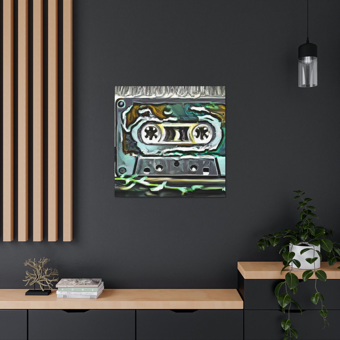 "Tape Memory Revival" - Canvas