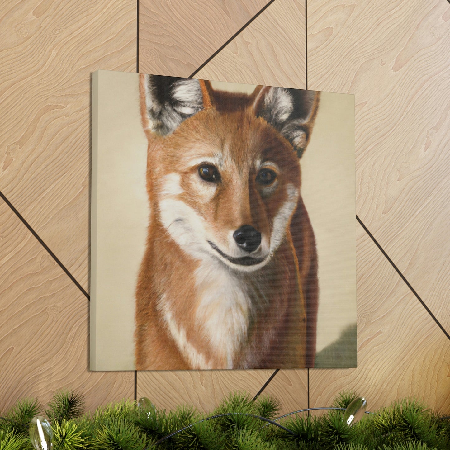 Dhole in Hyperrealism - Canvas