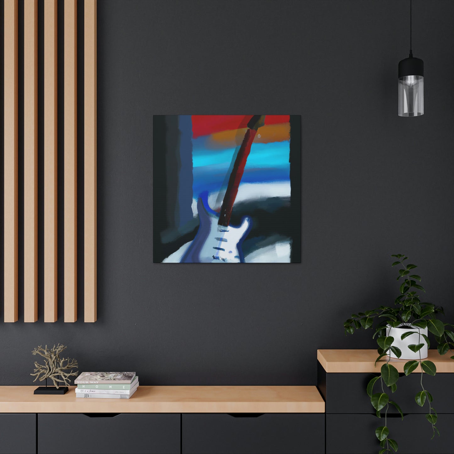 Fender's Expressionist Dream - Canvas