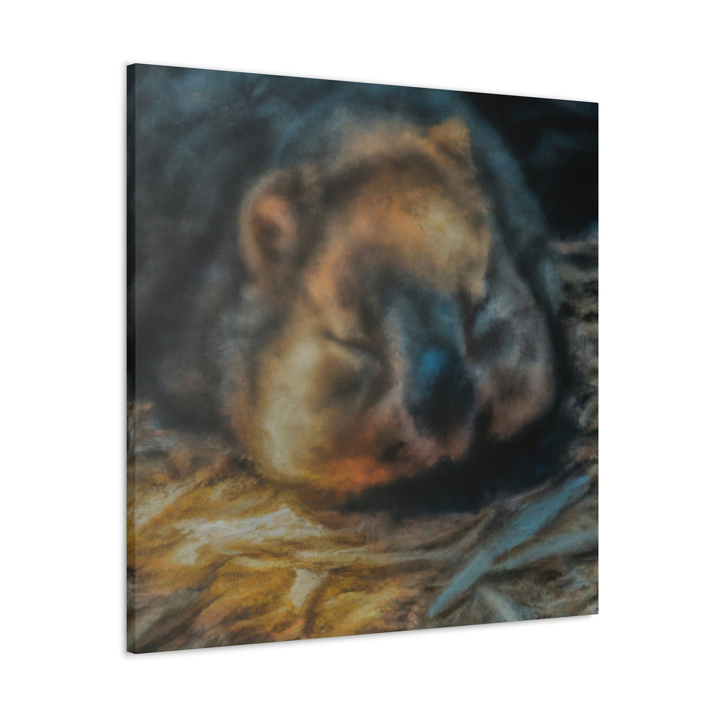 Wombat Abstract Nocturne - Canvas