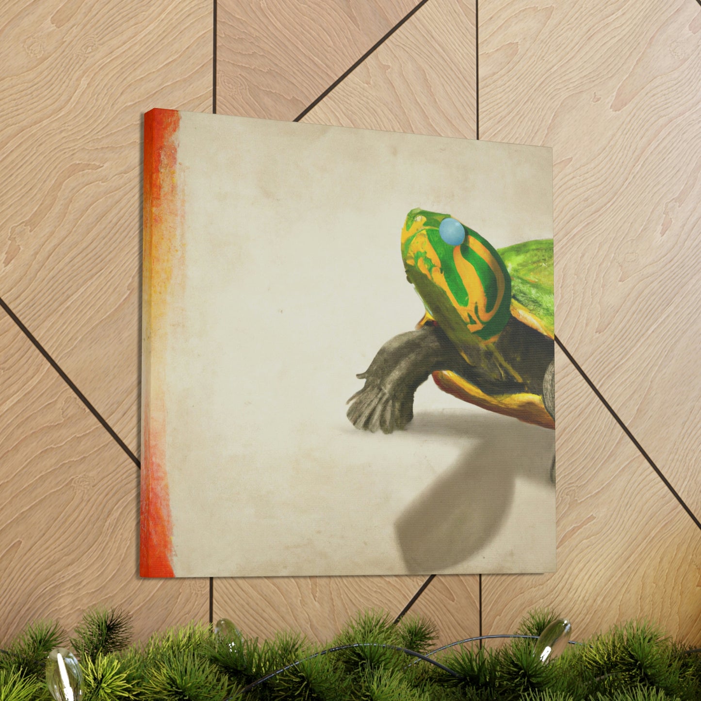 "Turtle in Simplicity" - Canvas