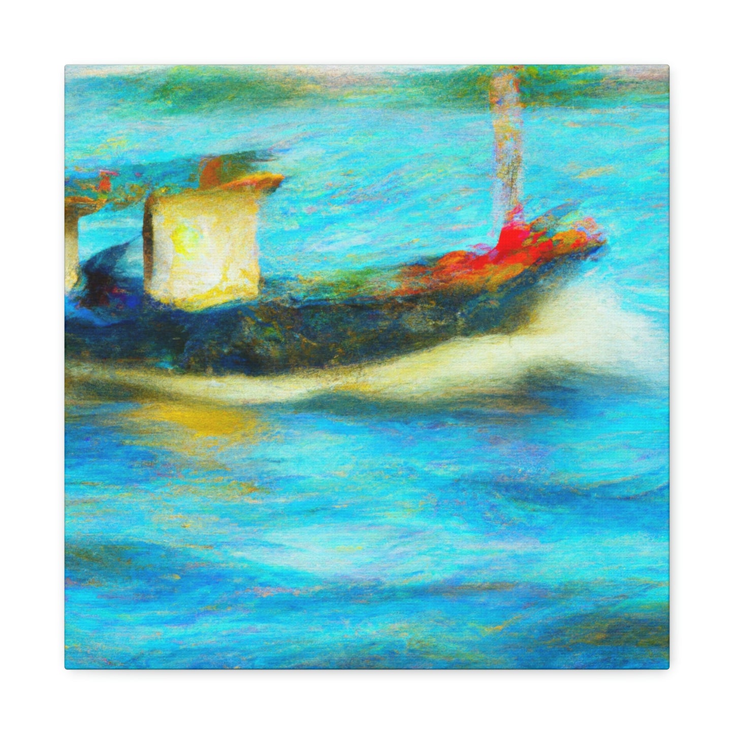 Boats on the Shore - Canvas