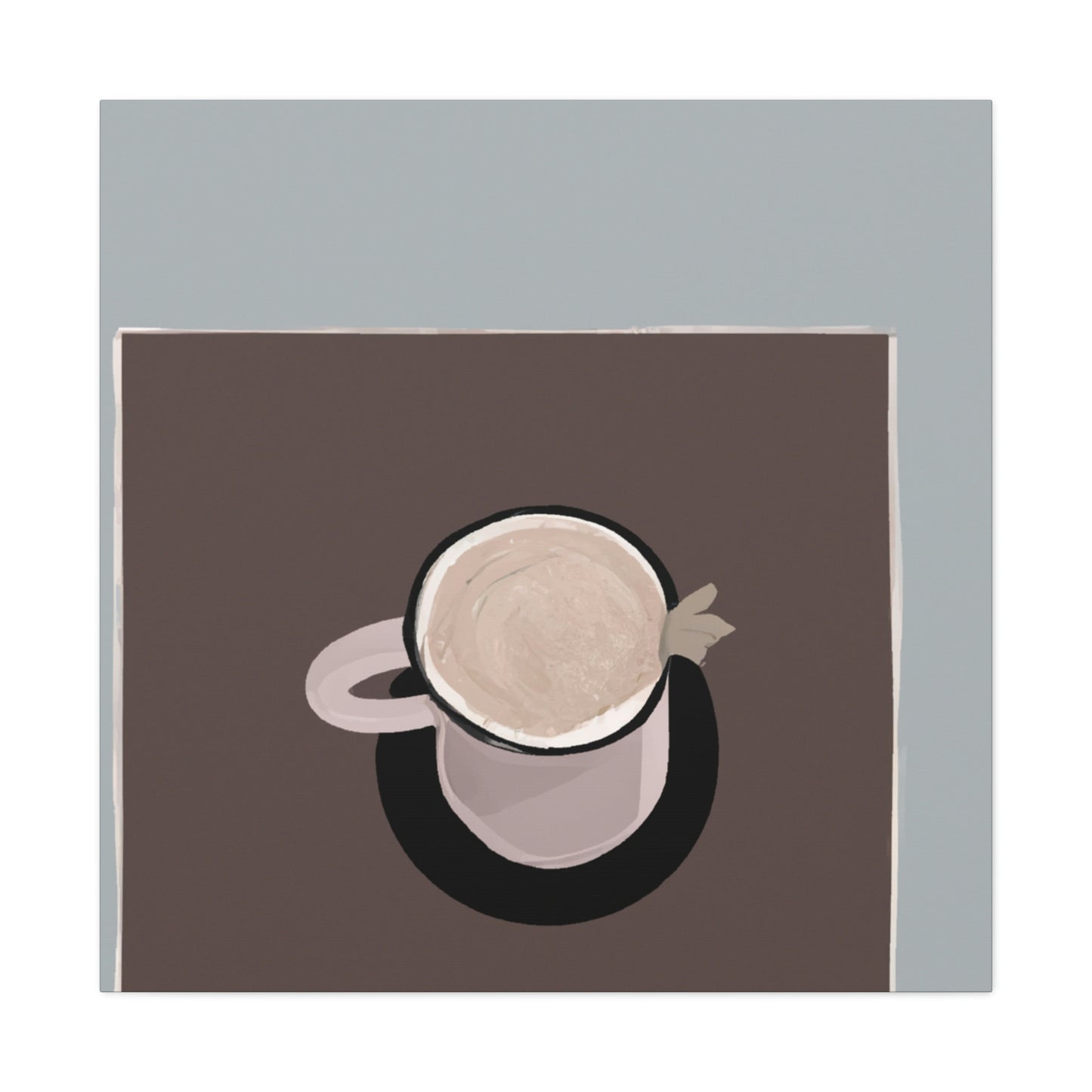 Cappuccino Minimalism - Canvas