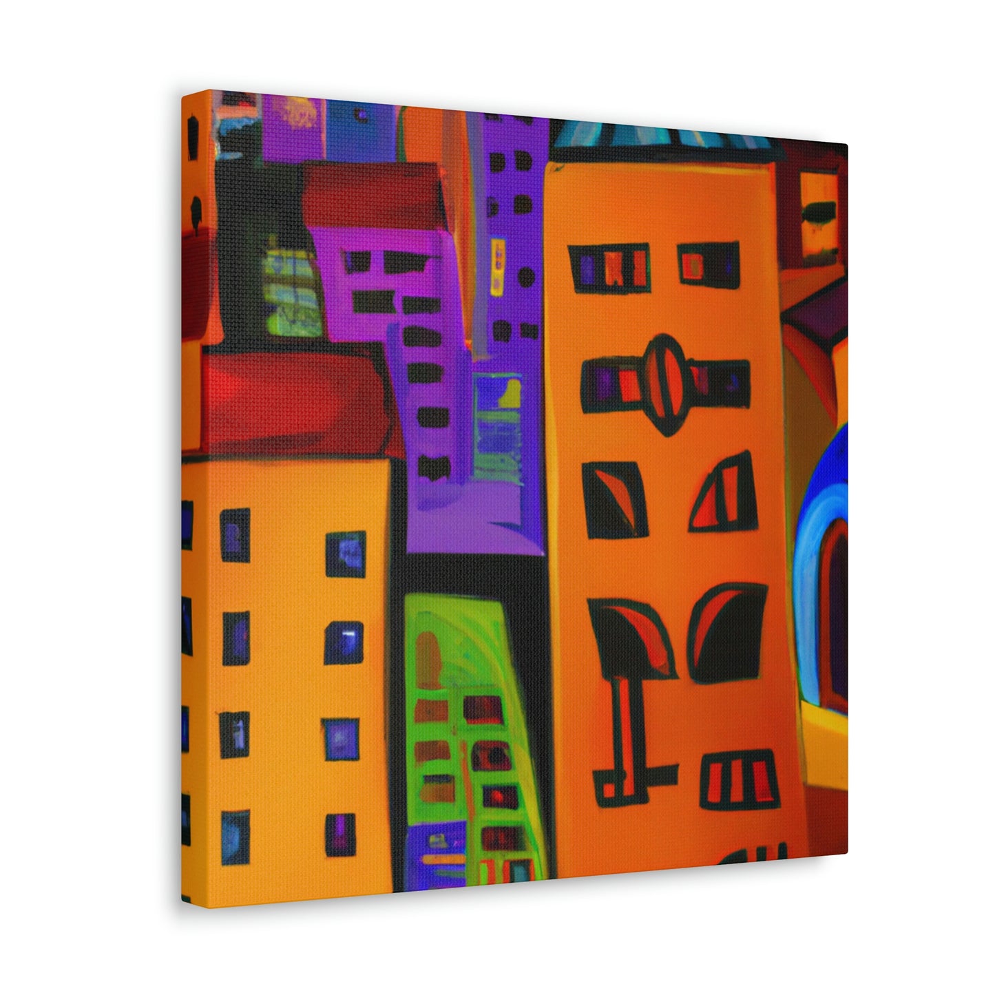 "Deco Dream Fauvist" - Canvas